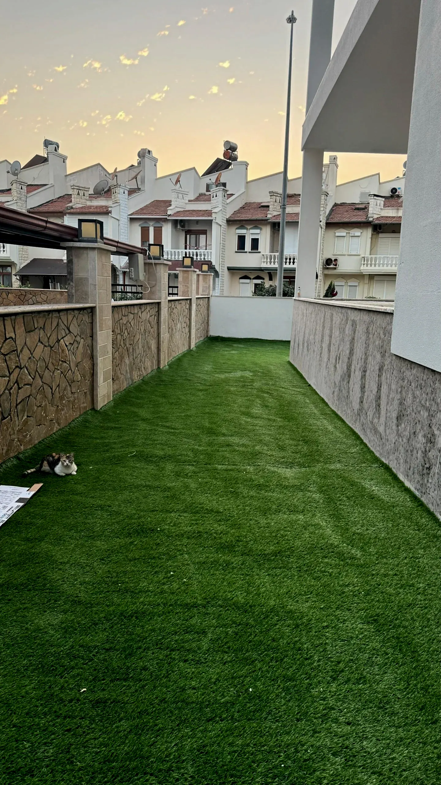 bahçe çim halı